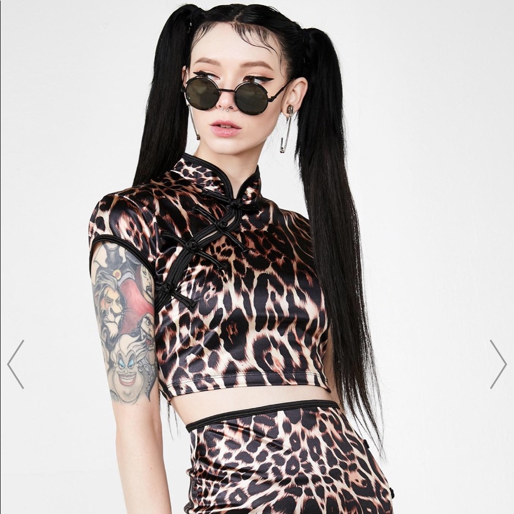 Motel Jakina Leopard Top